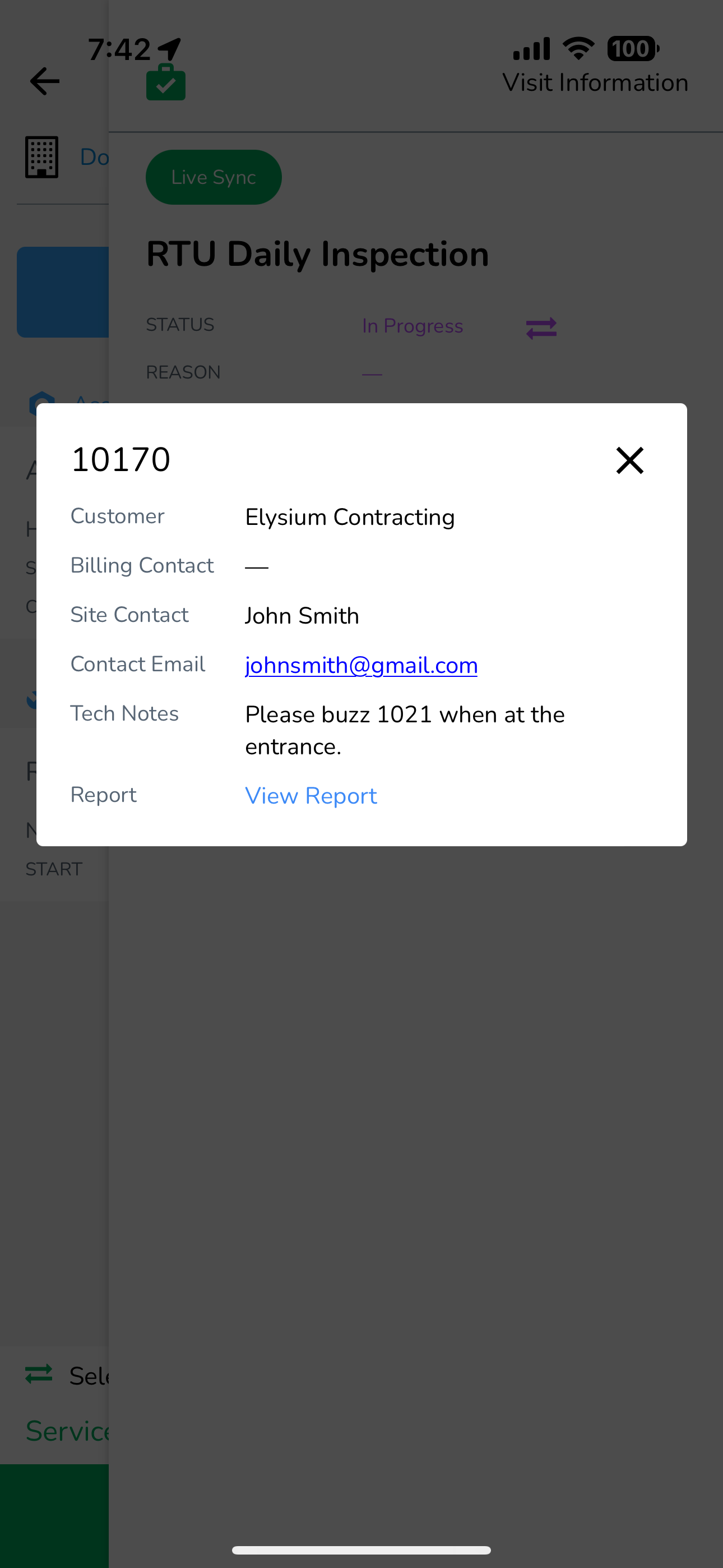 You access a web-based job report directly from Visit details by clicking on the Job number. This feature…