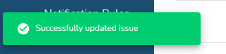 A pop-up confirmation will appear indicating that the changes have been saved successfully.