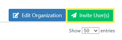 Click on Invite Users in the top right corner of the page.