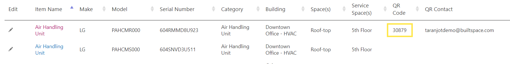 Refer to the QR Code column on the right. If there is a value, it means that the Asset has a QR Code mapped…