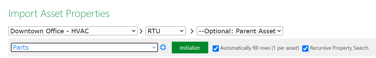 Click Initialize