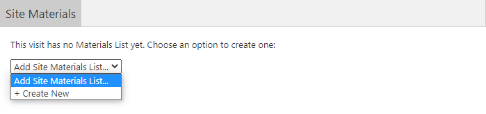 This will slide out the Materials List. If it's blank, you will see a drop-down. You can choose an existing…