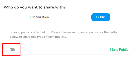 Turn the toggl button ON to activate anonymous sharing.