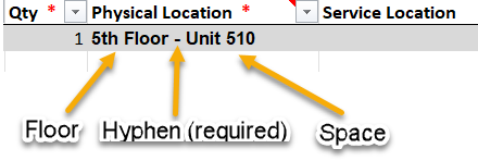 If you don't have a floor, you can simply enter a Space name such as "Bathroom" with no floor.