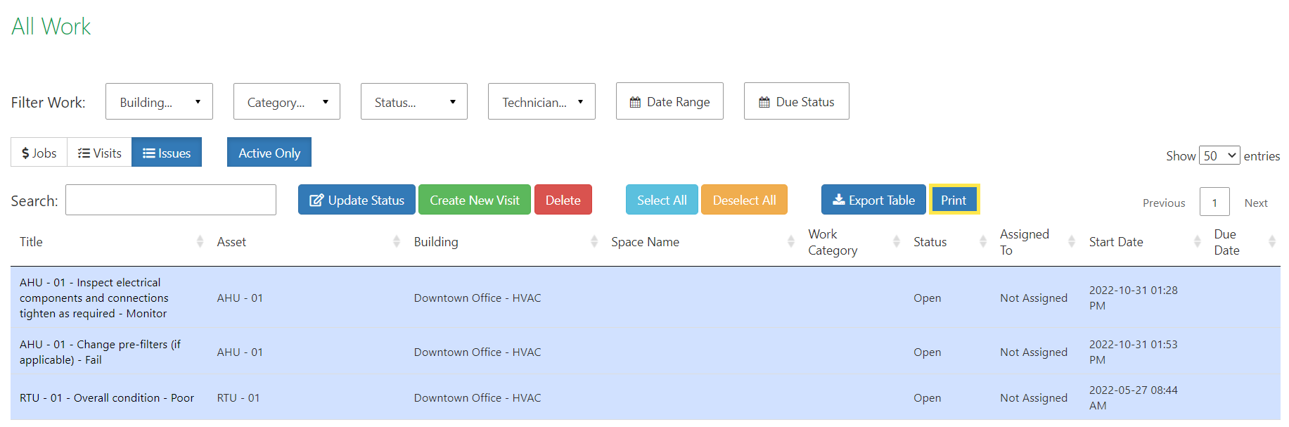 Select by clicking anywhere in the issue row (except the title). Once selected all of the Issues that you…