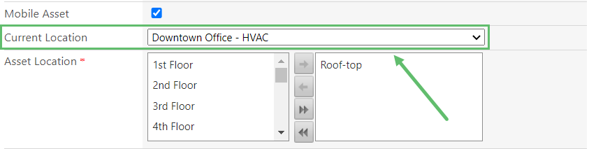 After clicking on Save the page will refresh. Scroll down and from Current Location, select the Building you…