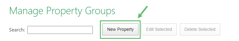 a. To create a new Asset Property, click on New Property.