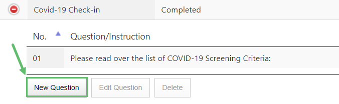 Find the Question you would like to connect to an Asset Property. Select the Question and then click on Edit…