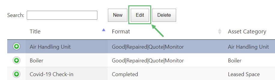 Click on the Edit button at the top.