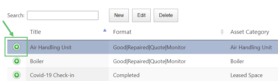 Click on "+" to expand and see the Questions inside that Procedure.
