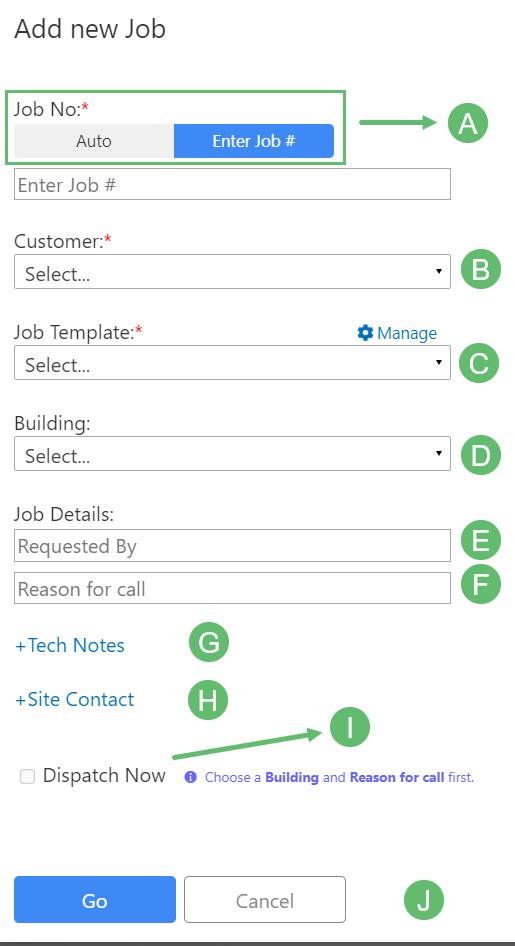 Fill out the form presented to you.