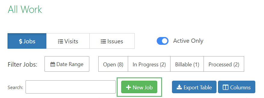 Click on + New Job.