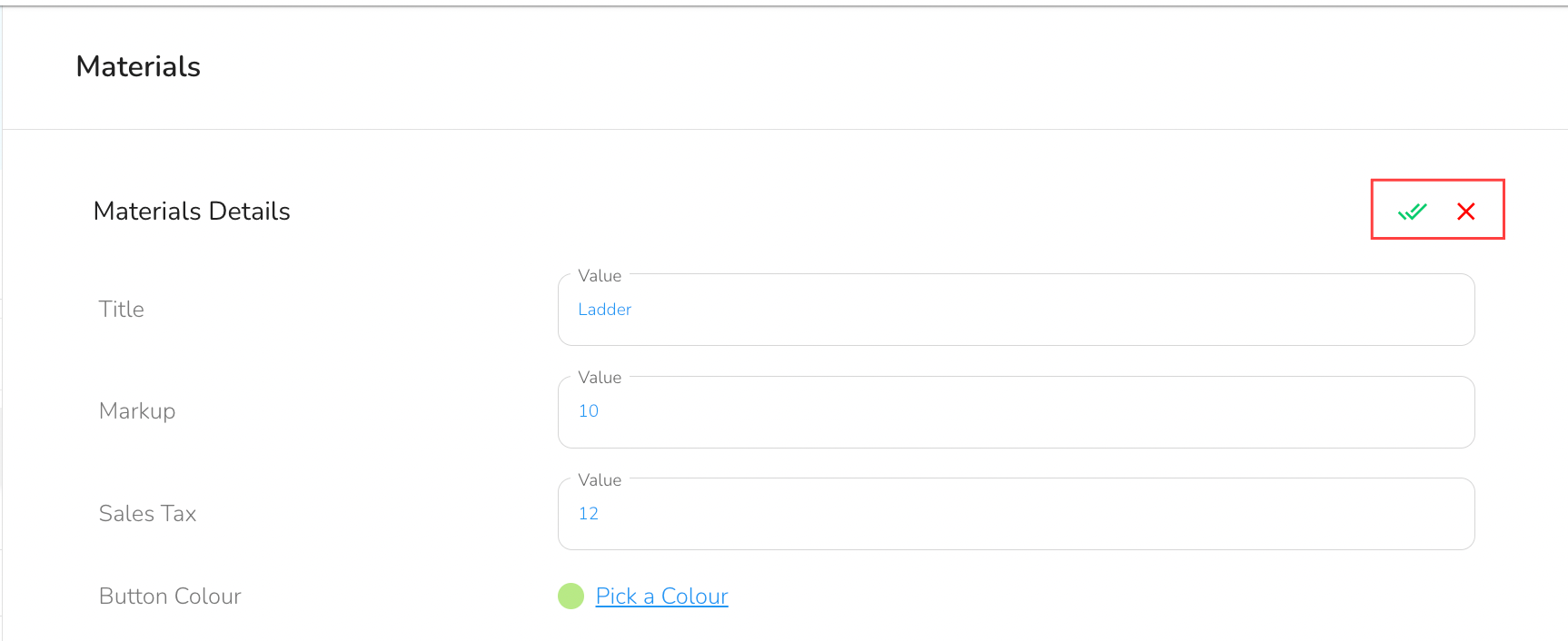 Fill out the form presented to you and click on the green checkmark when done. Red asterisks () denote…