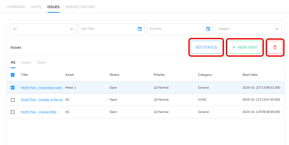 Once inside the building’s Details page, locate the Issues section. Review the list of issues associated with…