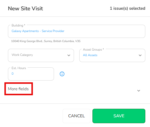 "Active" means the item's status is not Closed or Cancelled.