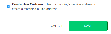 Option to Create a Customer Record: At the bottom of the form, there is a checkbox labeled ‘Create customer…