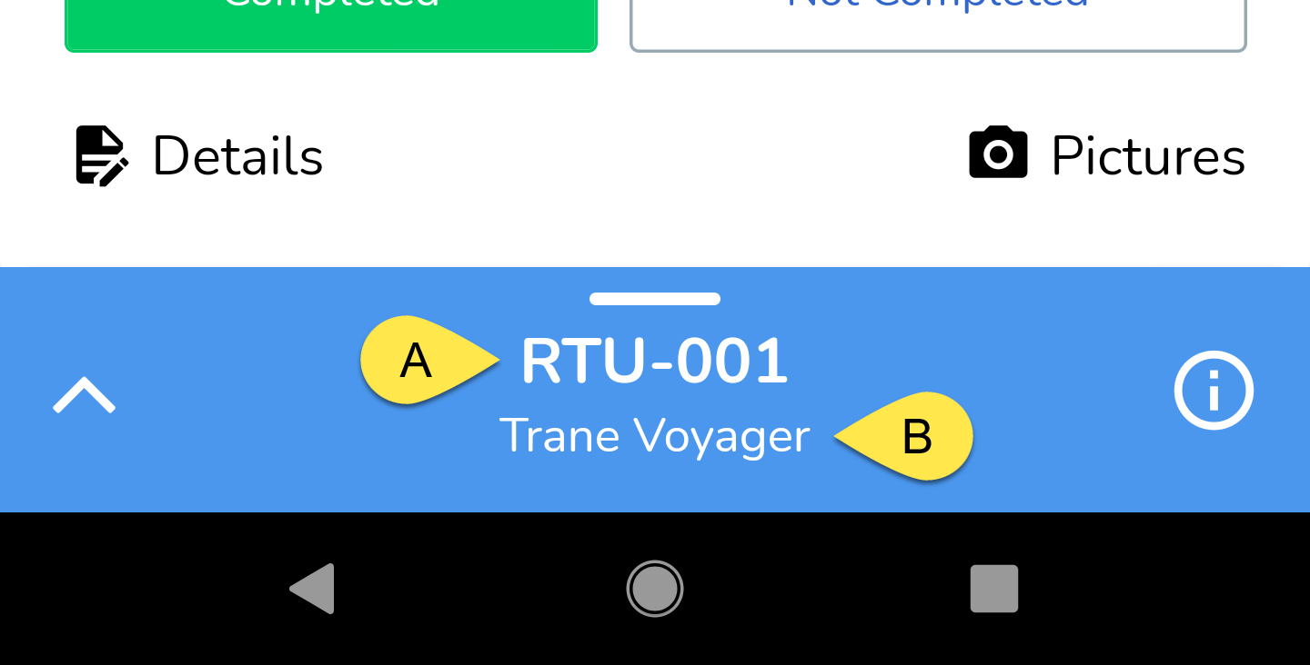 By default, the info section will be collapsed at the bottom into a blue bar. This blue bar shows you at a…