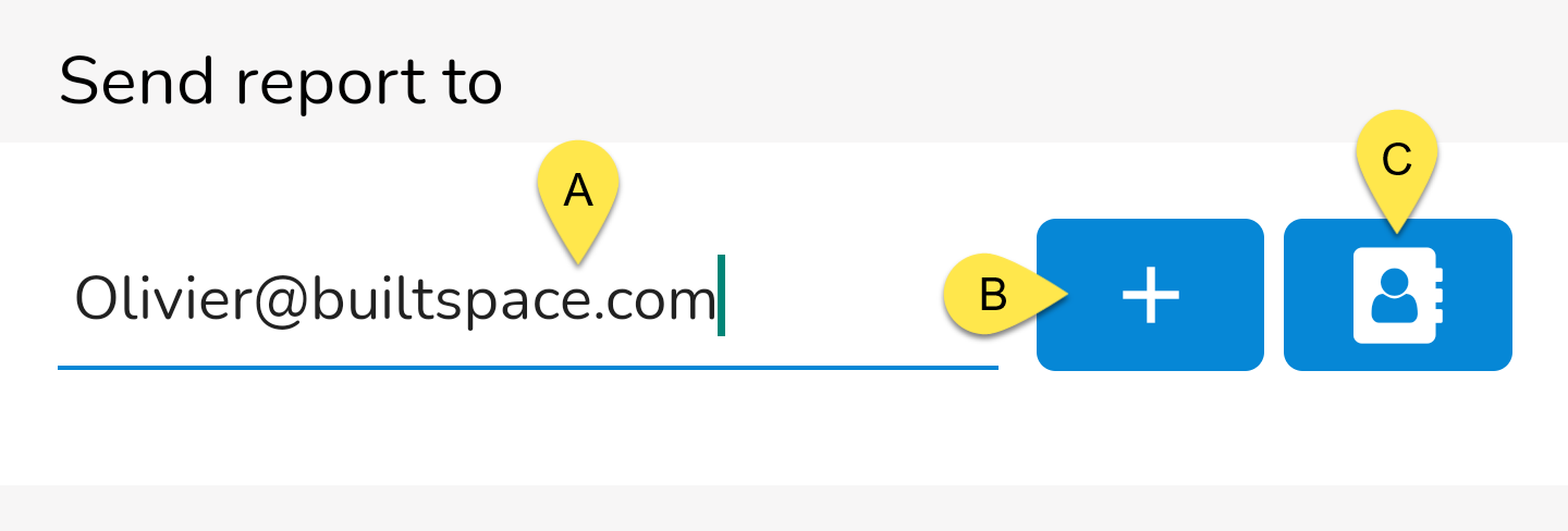 To add a person to whom you want to send a report to, simply start typing their e-mail address (or use the…