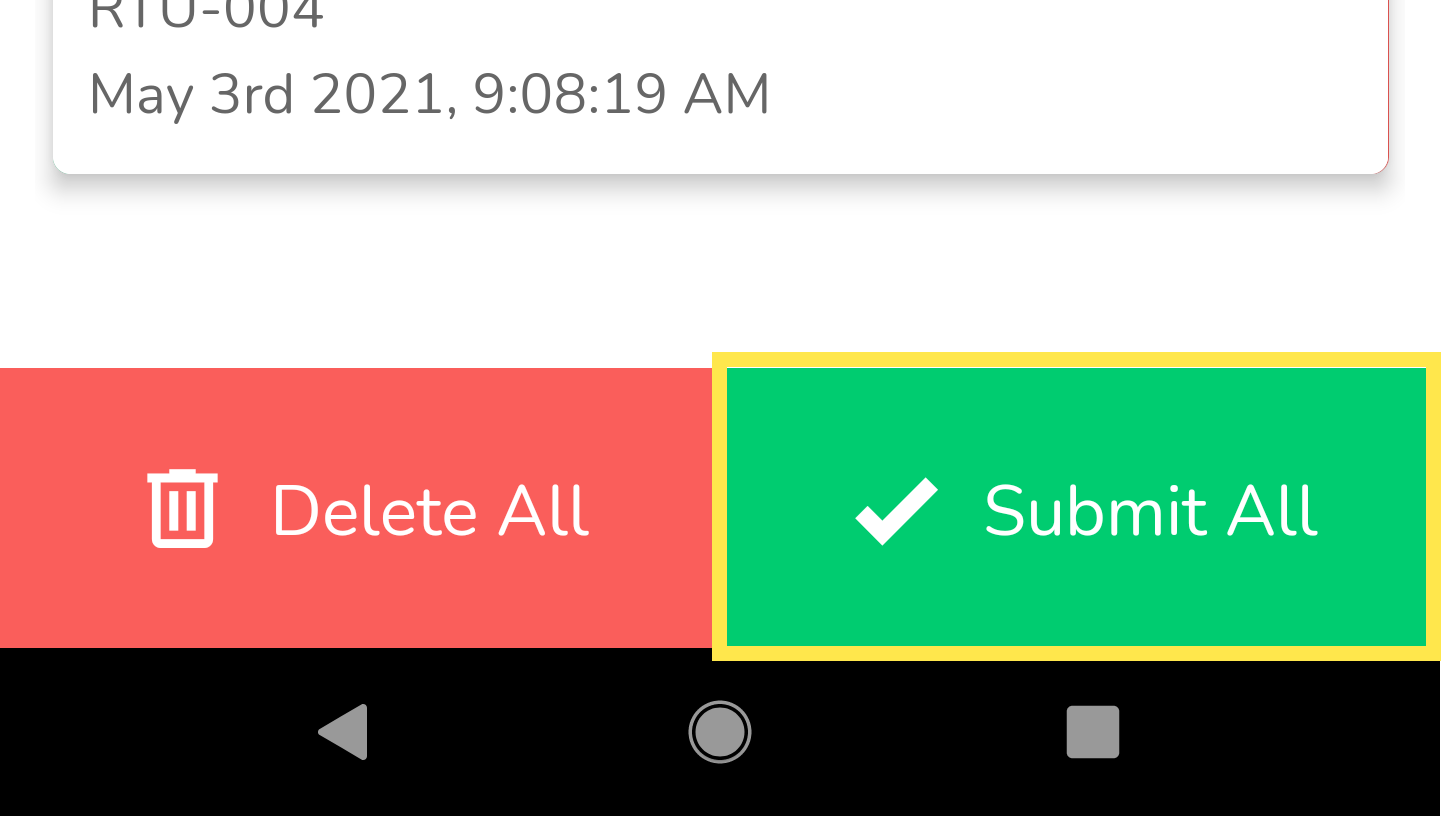 If you have more than one unsubmitted work card in your list and want to submit them all at once, simply tap…
